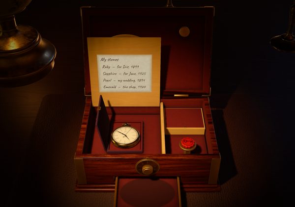 iPhone Duo: the jewelry box open