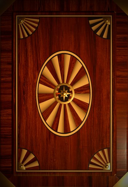 iPhone Duo cover screen: the inlaid lid of the jewelry box