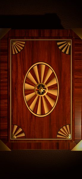 iPhone: the inlaid lid of the jewelry box