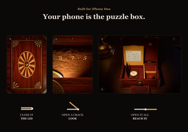 iPhone Duo: the jewelry box on the cover screen and the inside screen