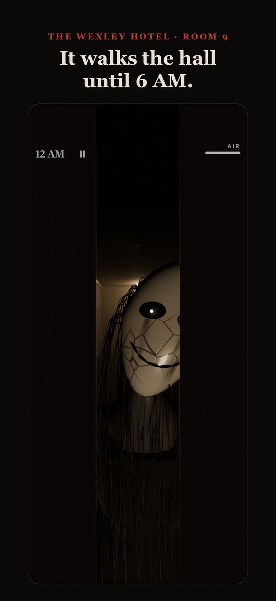 It walks the hall until 6 AM.