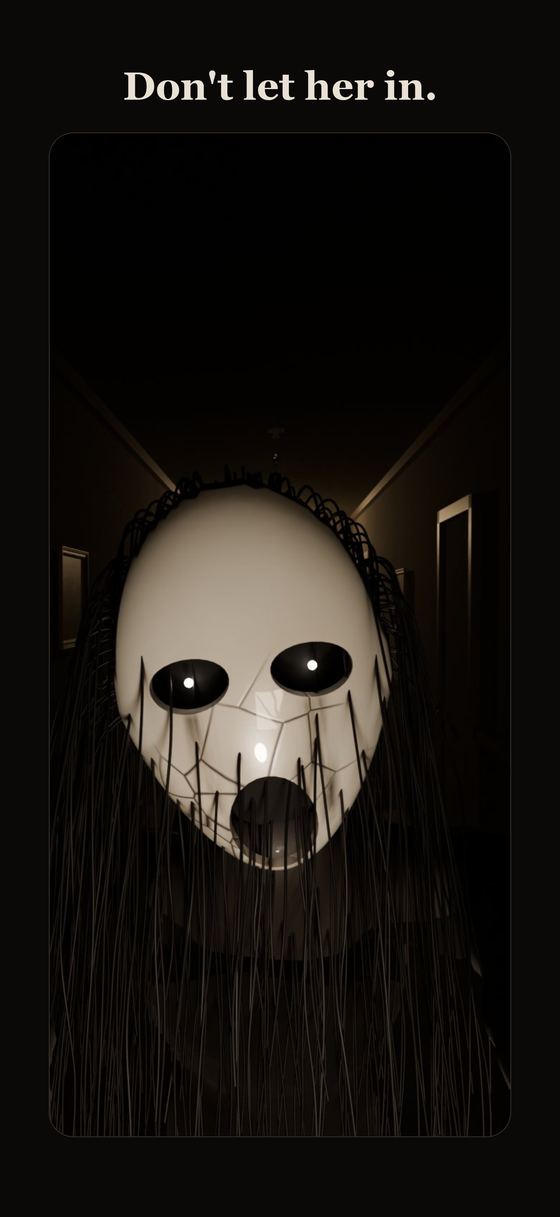 Don't let her in.